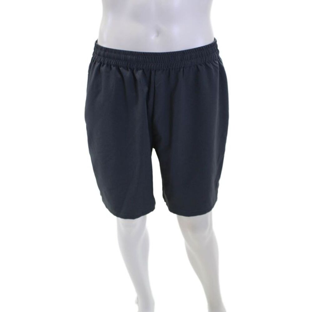 Kuwalla Mens Stretch Flat Front Pull-On 7" Casual Shorts Gray Size XL